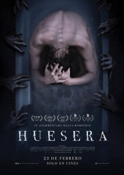 Filmplakat DIE KNOCHENFRAU