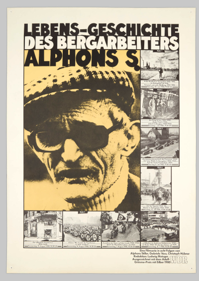 Filmplakat LEBENS-GESCHICHTE DES BERGARBEITERS ALPHONS S.