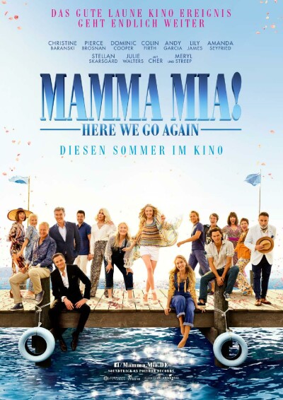 Filmplakat Mamma Mia! Here We Go Again